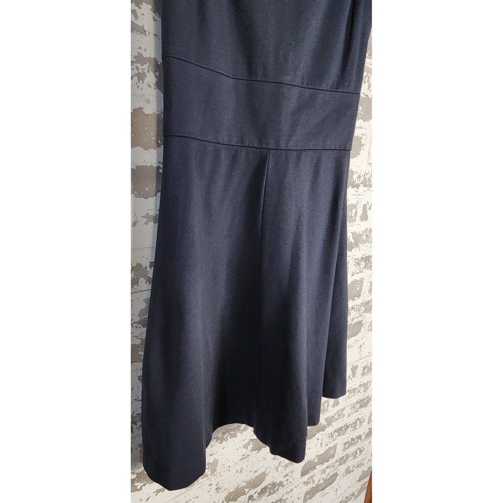 Banana Republic A-Line Dress Size 4 Navy Milly Collection Mini Sleeveless Career - Picture 6 of 16